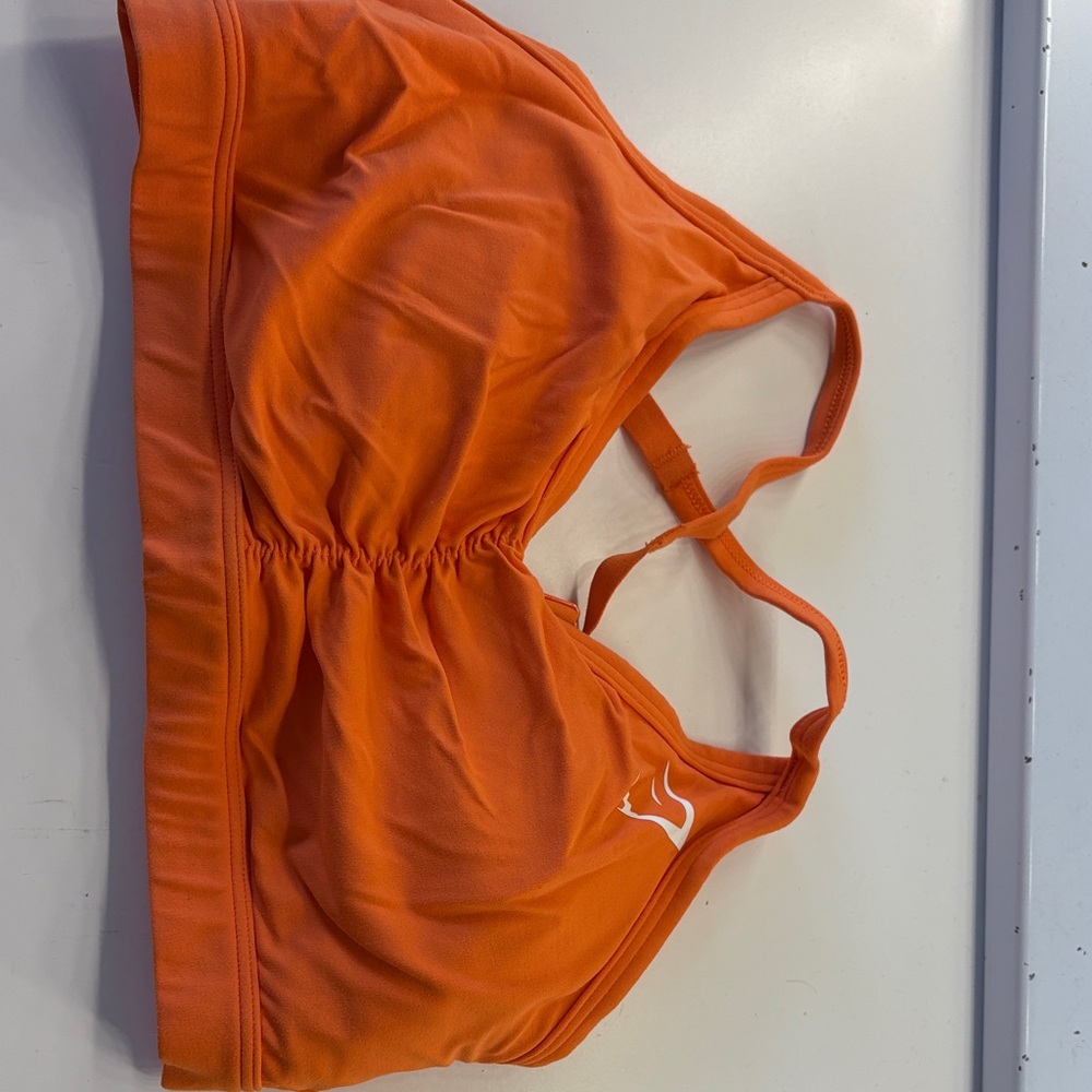Gymshark Orange sports bra